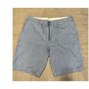 Men's J Crew Blue Chambray Shorts, Size: 38